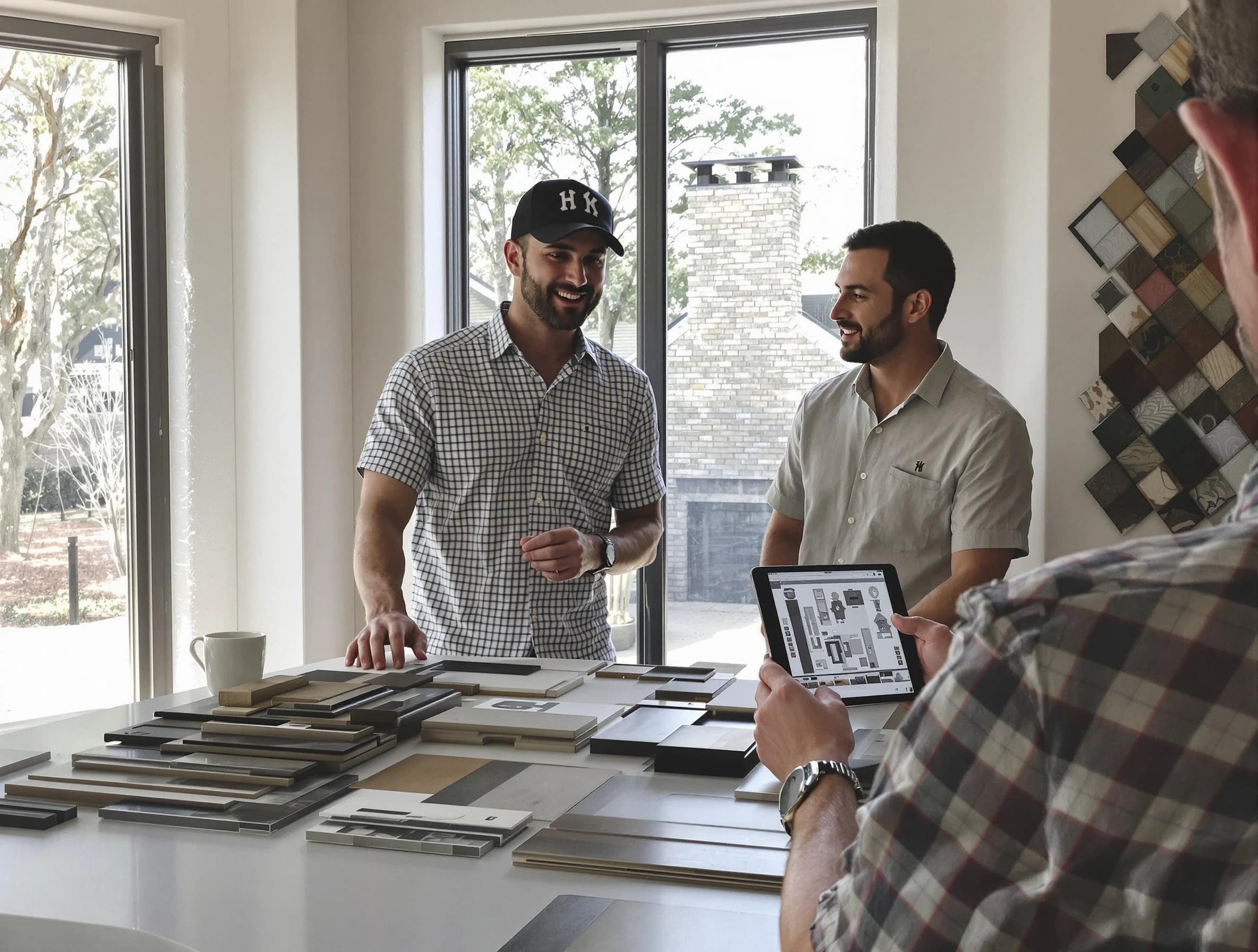 Montville Chimney Sweep remodeling a chimney and fireplace in Montville, NJ