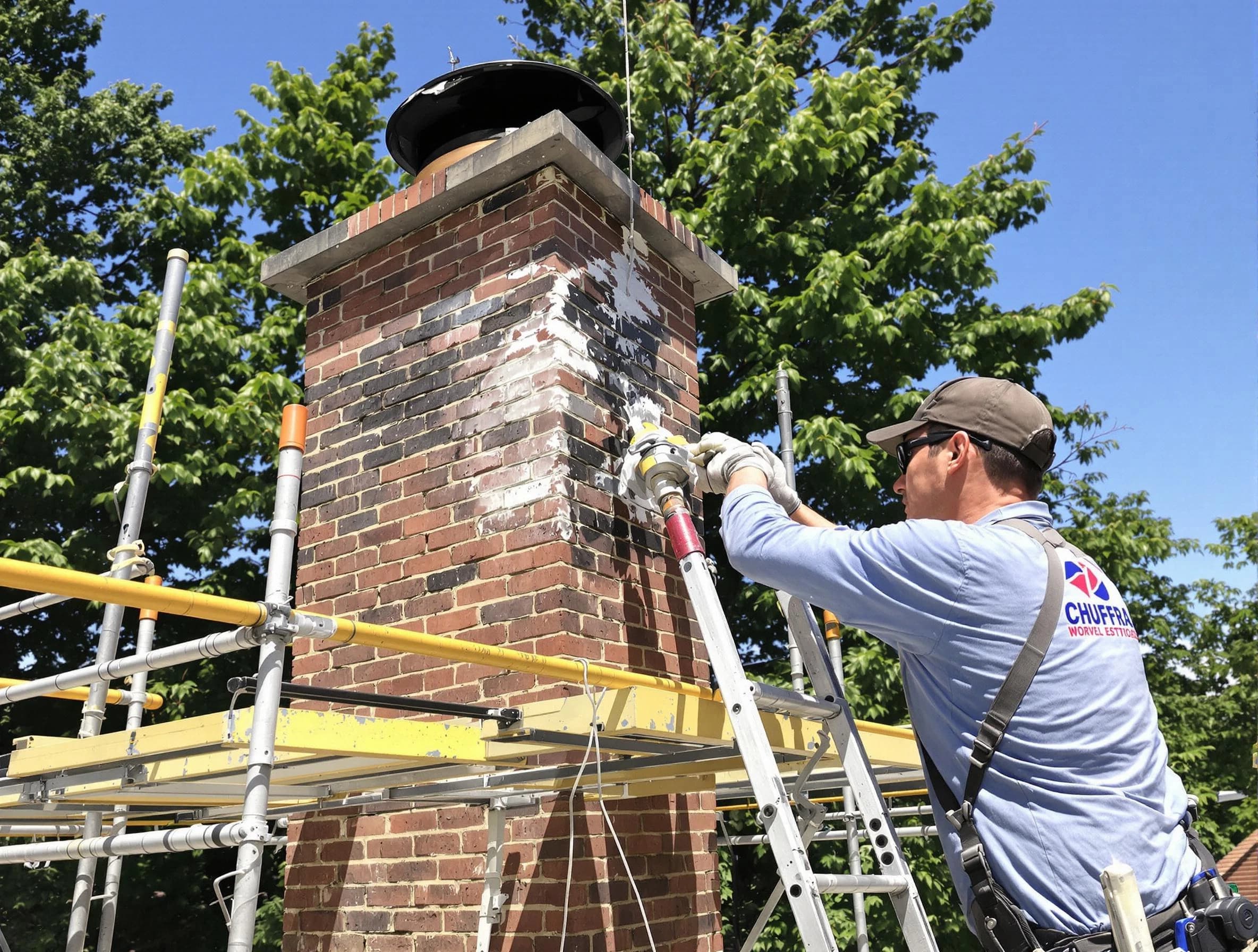 Structural chimney repair by Montville Chimney Sweep in Montville, NJ