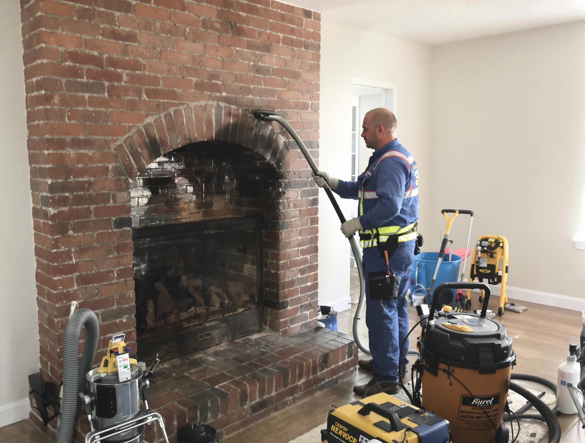 Montville Chimney Sweep expert performing detailed chimney sweep in Montville, NJ