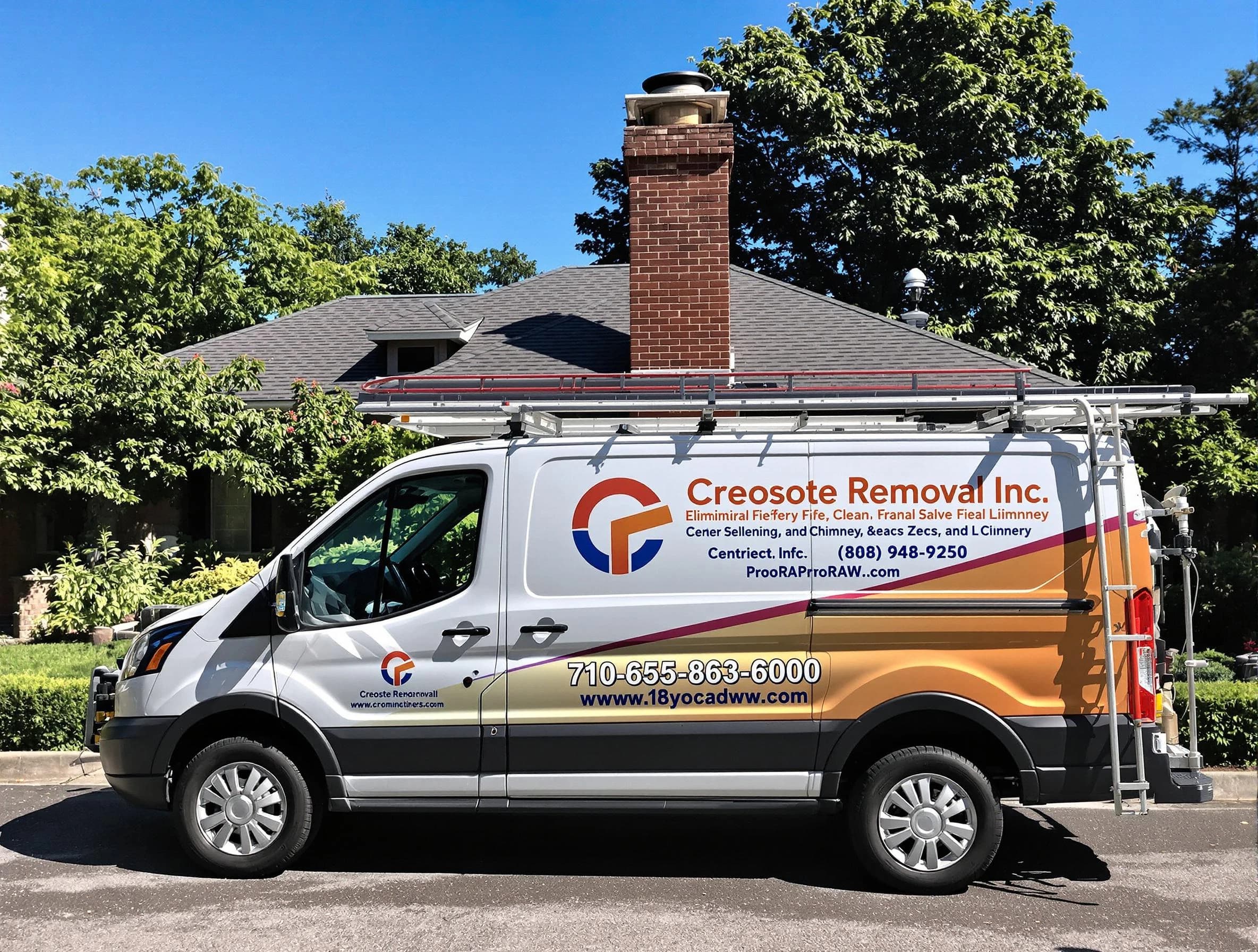 Montville Chimney Sweep technician removing creosote safely in Montville, NJ