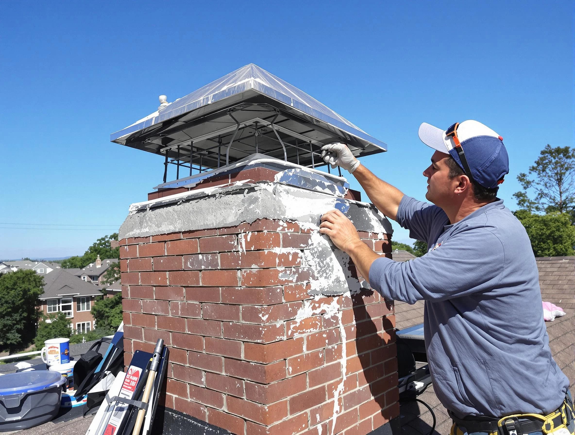 Chimney Crown Services service in Montville, NJ