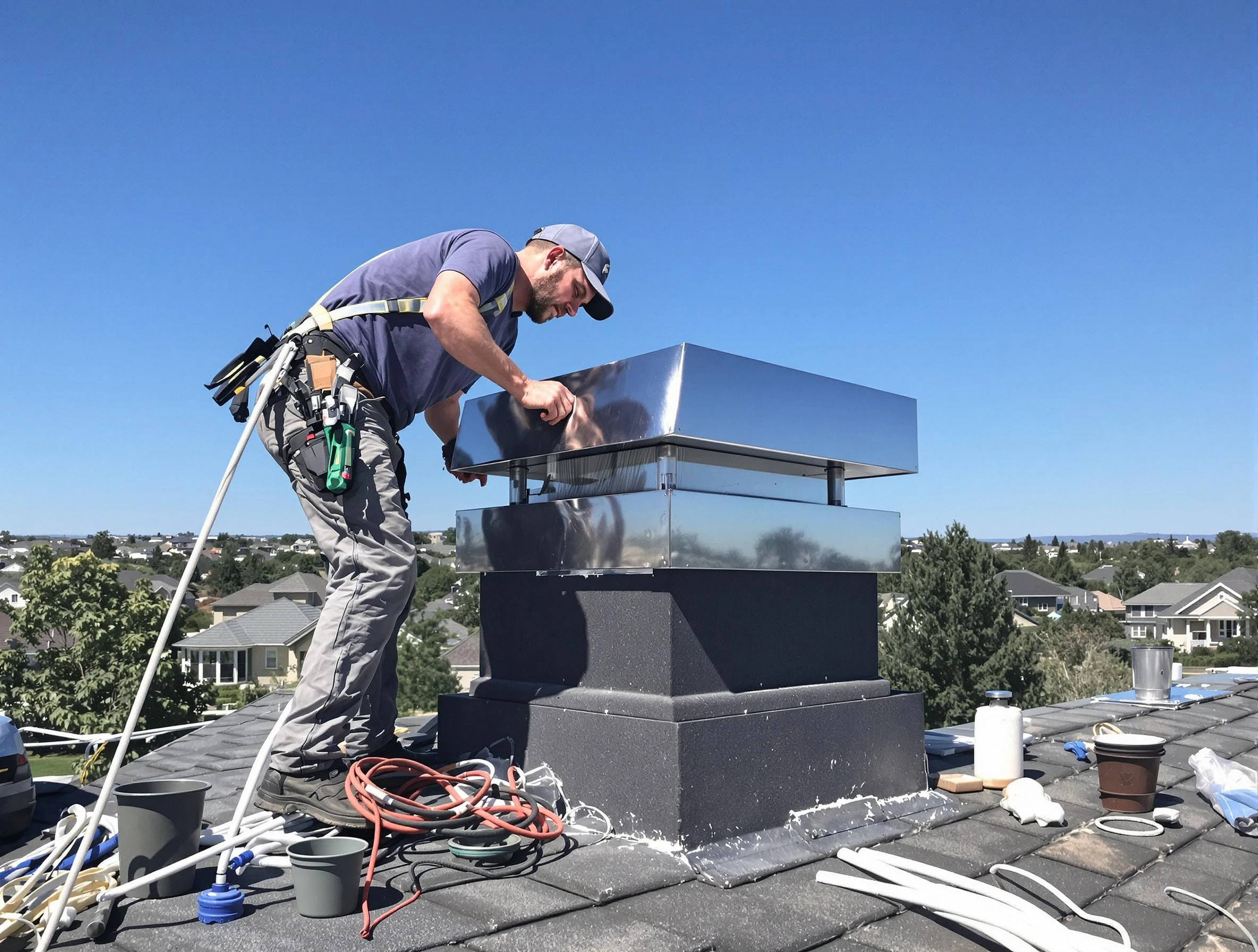 Chimney Cap Services service in Montville, NJ